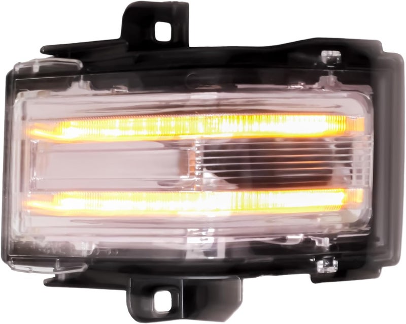 LONGLING Replacement Driver Left Side Door Towing Mirror Turn Signal Light Lamp Indicator for Ford F-150 F 250 F350 F-450 F550 from 2015 to 2024 - Image 5